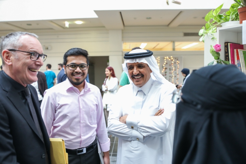Dr.Mohammed visits the Bio booth