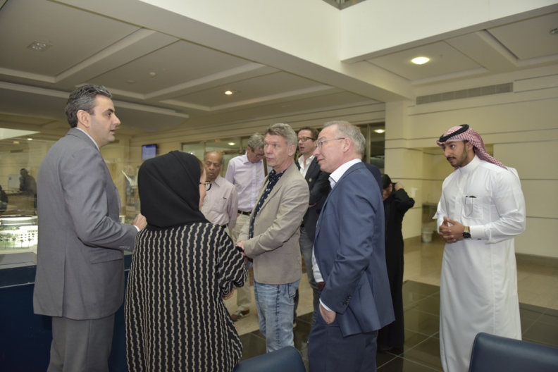 King Faisal prize winners and their guests touring Alfaisal 4.jpg