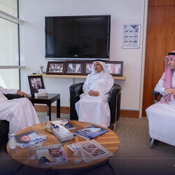Visit of AlRajhi University to Dr. Mohammed Al-Hayaza
